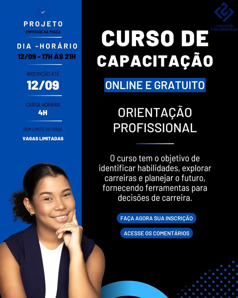 Foto de divulgação do curso