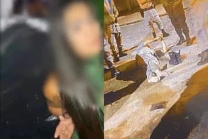 Foto borrada da suspeita de atropela e deixar policial em estado grave.